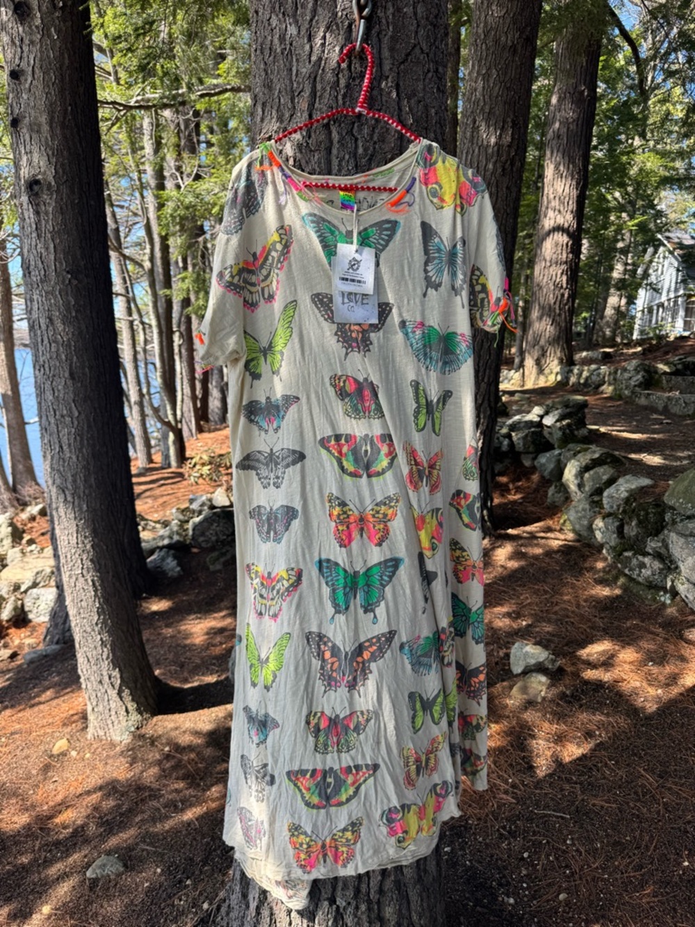 Magnolia Pearl Flight of the Butterfly Tee Dress NWT